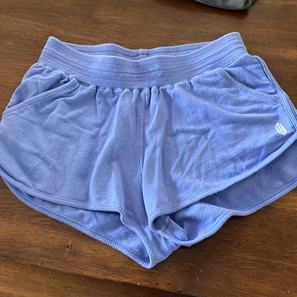Free People blue shorts